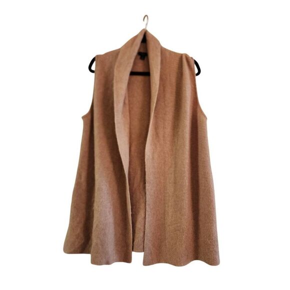 Ann Taylor sleeveless open front sweater tunic vest size M - Picture 1 of 5